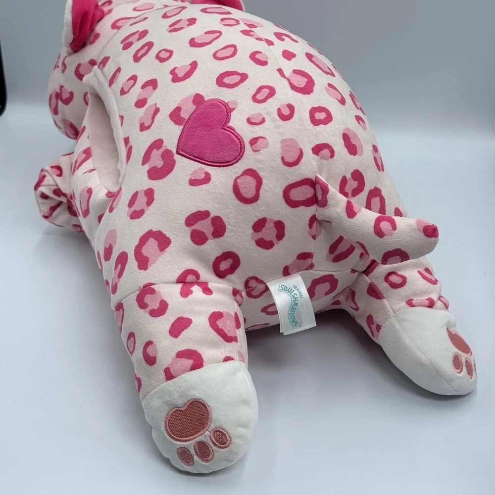 Squishmallows Hugmallows Doreen the Cheetah Pink Leopard Plush 21 Inch